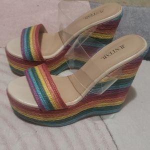 💥Rainbow wedge